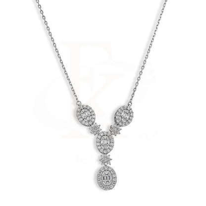 Italian Silver 925 Oval Shaped Pendant Set (Necklace Earrings And Ring) - Fkjnklstsl2344 Sets