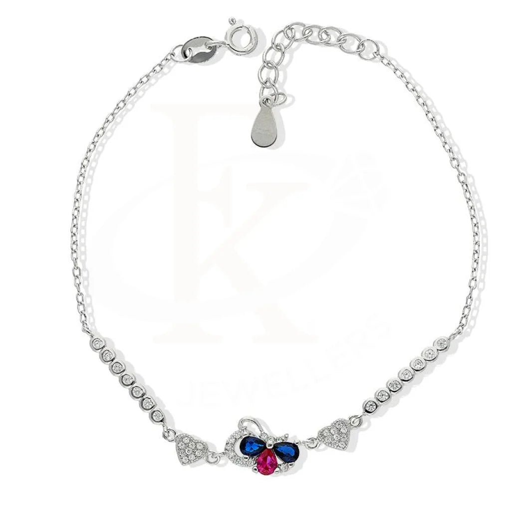 Italian Silver 925 Pear And Heart Bracelet - Fkjbrlsl2331 Bracelets