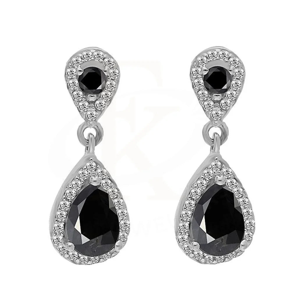 Italian Silver 925 Pear Pendant Set (Necklace Earrings And Ring) - Fkjnklst2054 Sets