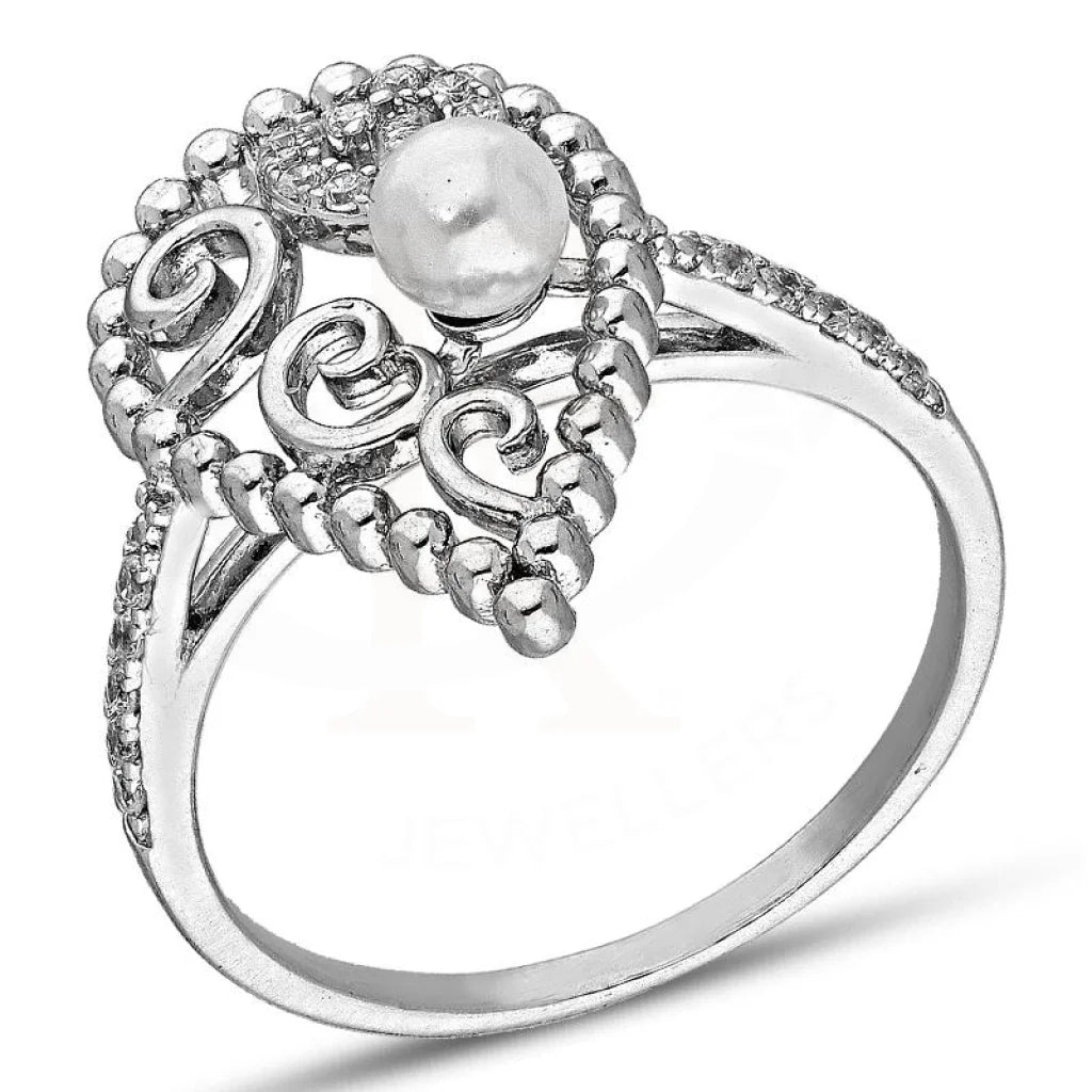 طقم قلادات لؤلؤ على شكل كمثرى من الفضة الإيطالية عيار 925 (قلادة وأقراط وخاتم) - Fkjnklstsl2286