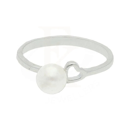Italian Silver 925 Pearl And Heart Ring - Fkjrn2086 Rings
