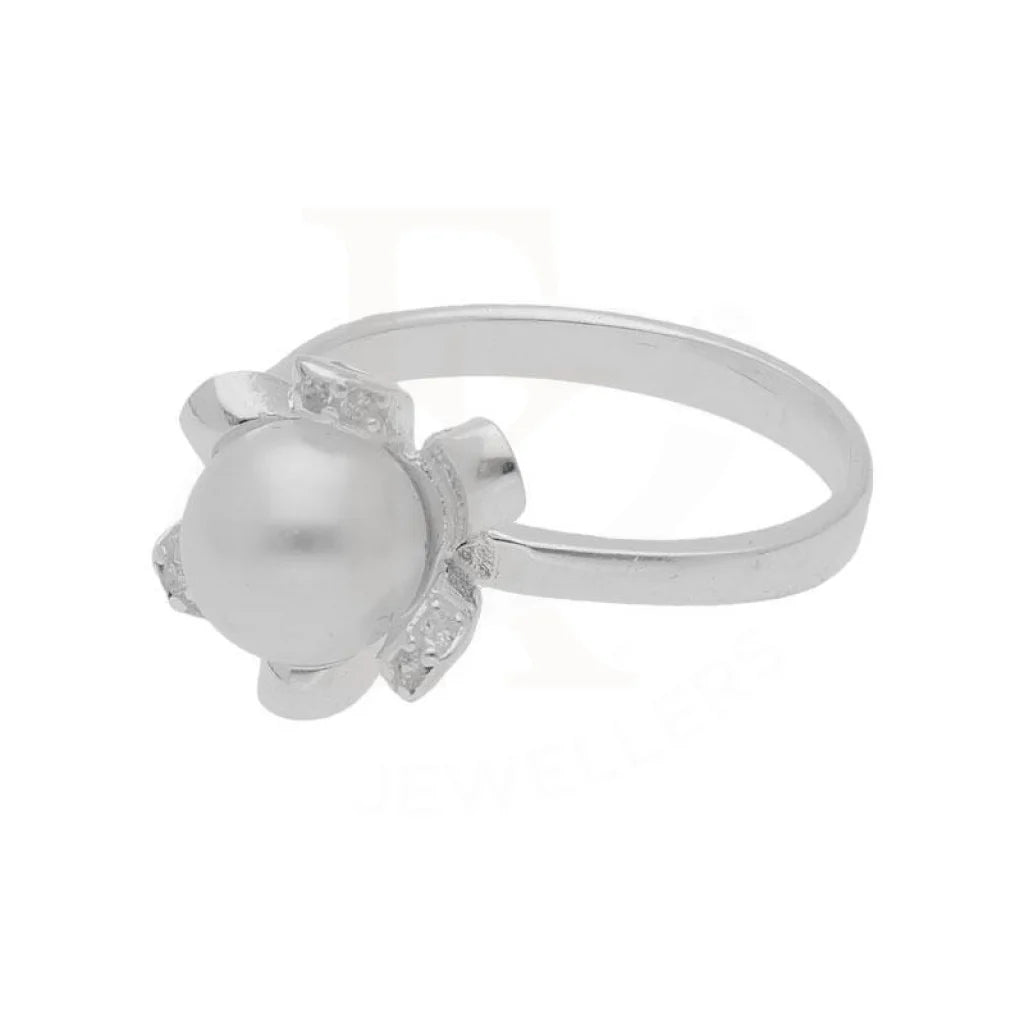 Sterling Silver 925 Pearl Ring - Fkjrnsl3686 Rings