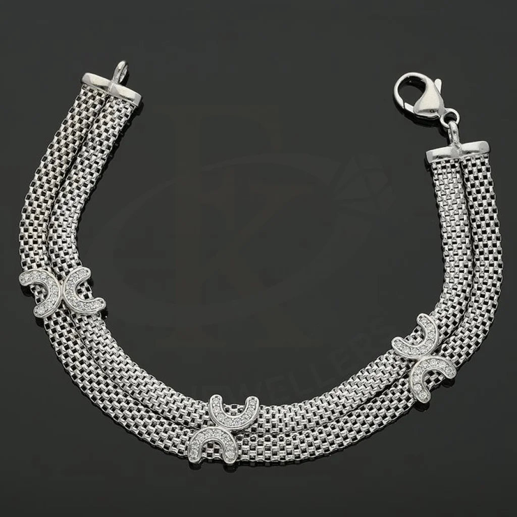 Italian Silver 925 Pendant Set (Necklace Earrings And Bracelet) - Fkjnklstsl2253 Sets