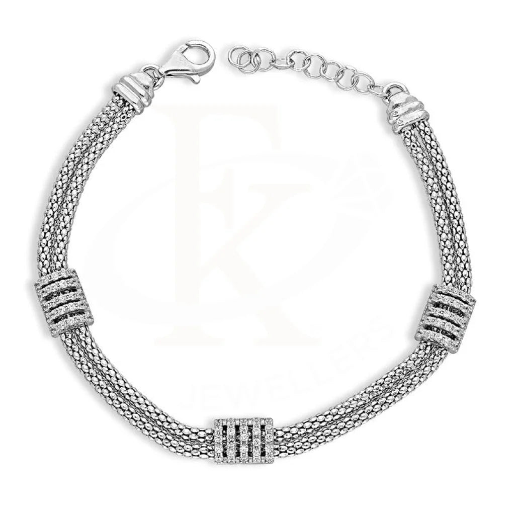 Italian Silver 925 Pendant Set (Necklace Earrings And Bracelet) - Fkjnklstsl2335 Sets