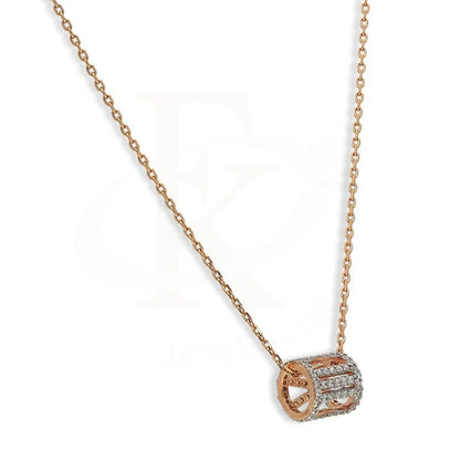 Italian Silver 925 Rose Gold Plated Necklace - Fkjnklsl2660 Necklaces