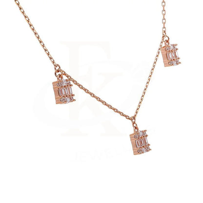 Sterling Silver 925 Rose Gold Plated Necklace - Fkjnklsl2900 Necklaces