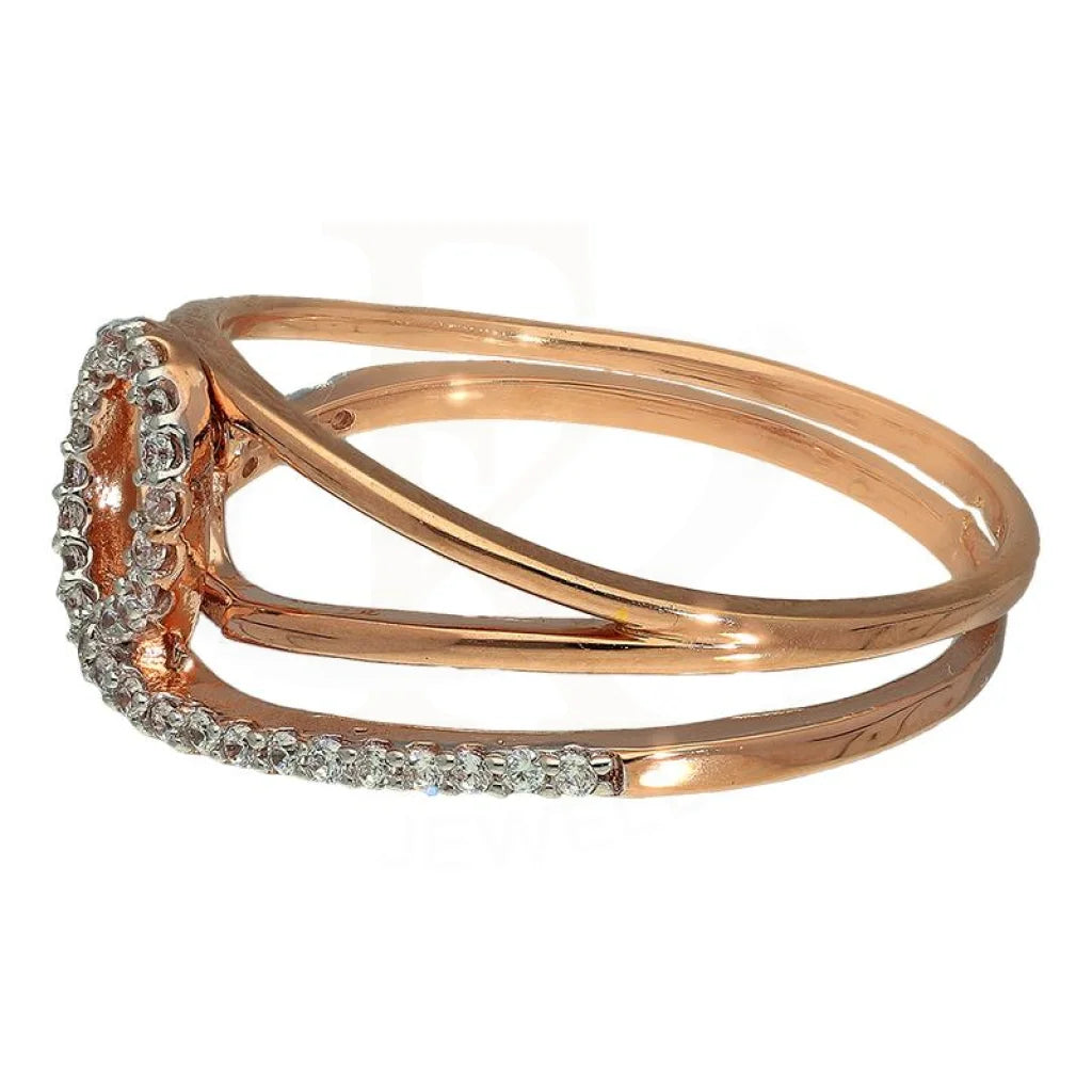 Italian Silver 925 Rose Gold Plated Ring - Fkjrnsl2969 Rings