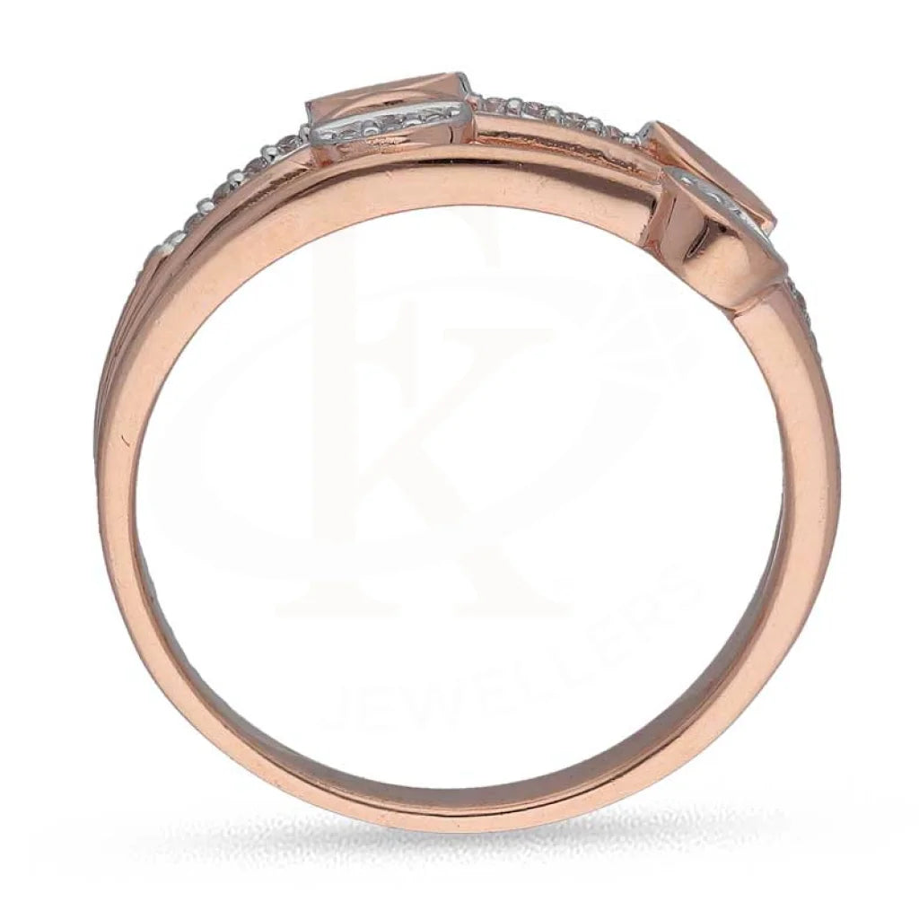 Sterling Silver 925 Rose Gold Plated Ring - Fkjrnsl3539 Rings