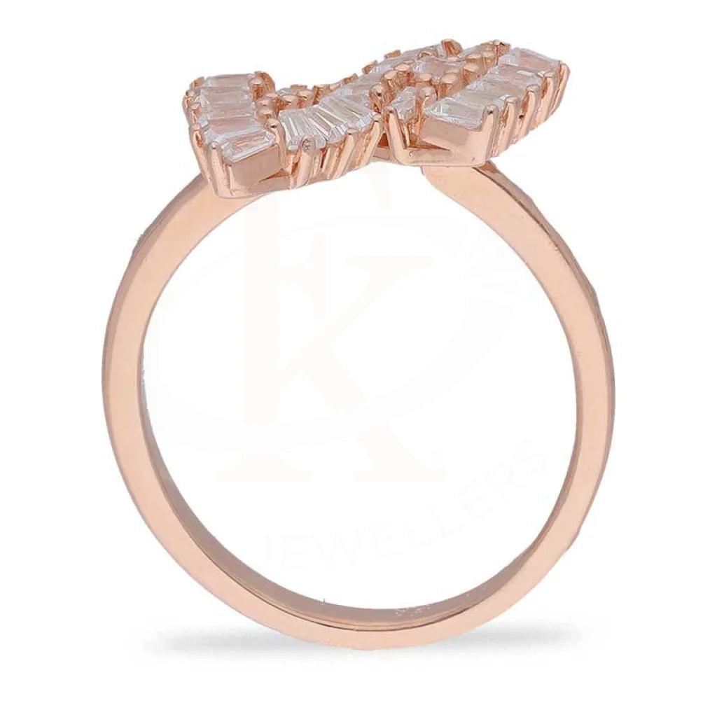 Sterling Silver 925 Rose Gold Plated Ring - Fkjrnsl3653 Rings