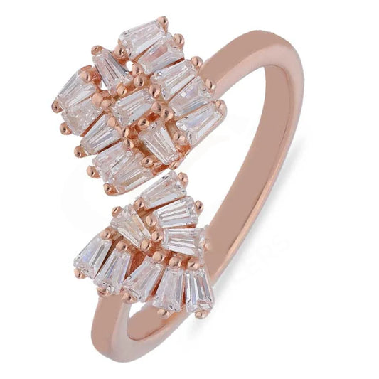 Sterling Silver 925 Rose Gold Plated Ring - Fkjrnsl3653 Rings