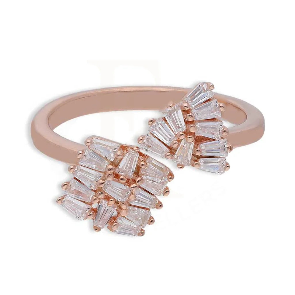 Sterling Silver 925 Rose Gold Plated Ring - Fkjrnsl3653 Rings