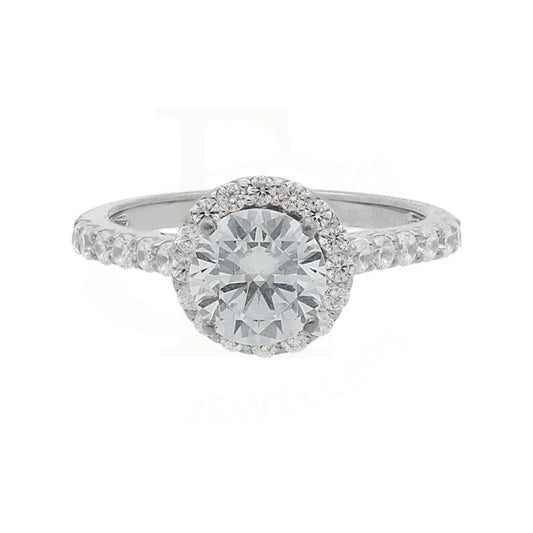 Italian Silver 925 Round Cut Solitaire Ring - Fkjrn2078 Rings