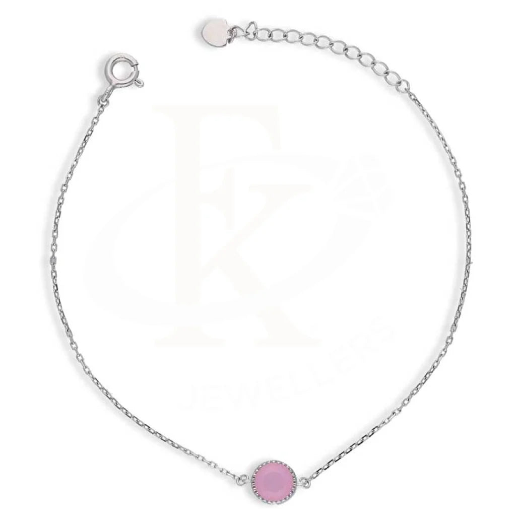 Sterling Silver 925 Round Shaped Bracelet - Fkjbrlsl2775 Bracelets