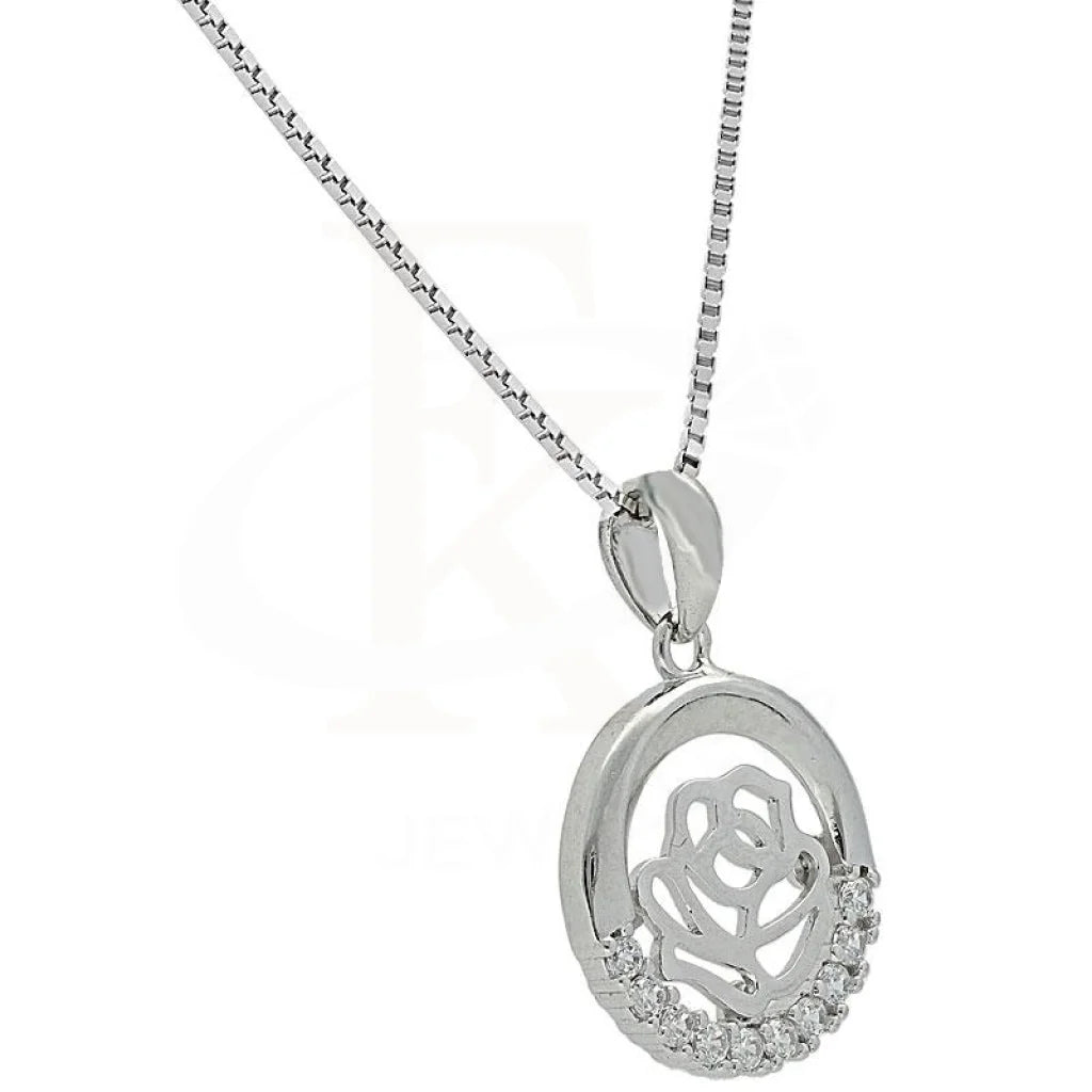 Italian Silver 925 Round Shaped Necklace - Fkjnkl1983 Necklaces