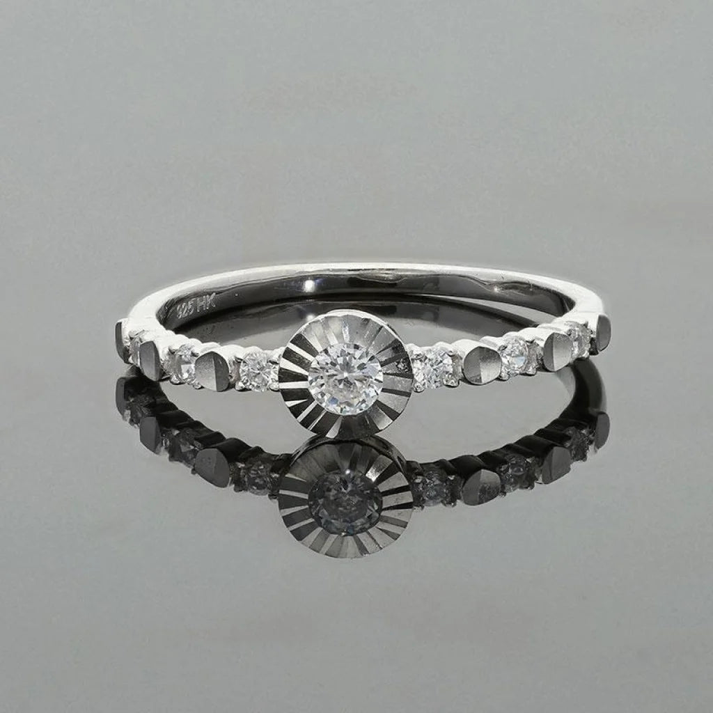 Italian Silver 925 Round Shaped Ring - Fkjrnsl2496 Rings