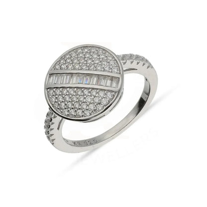 Sterling Silver 925 Round Shaped Ring - Fkjrnsl3689 Rings