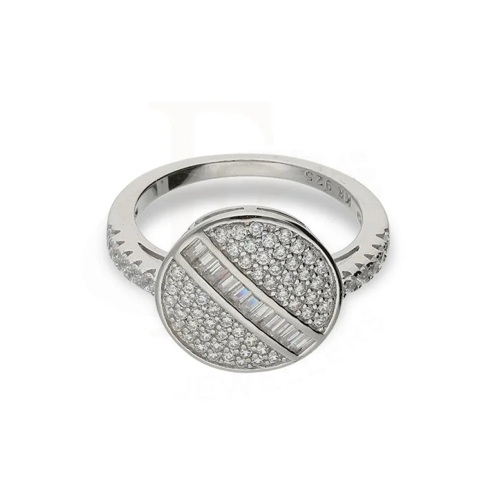 Sterling Silver 925 Round Shaped Ring - Fkjrnsl3689 Rings