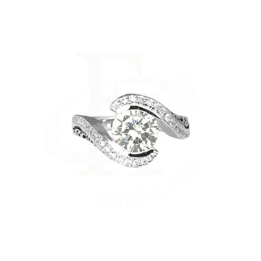 Italian Silver 925 Solitaire Ring - Fkjrn1776 Rings