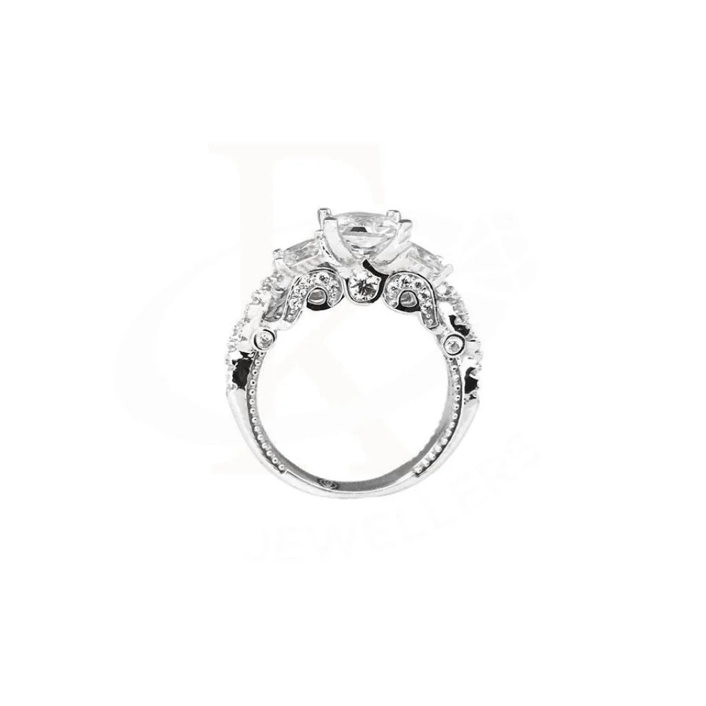 Italian Silver 925 Solitaire Ring - Fkjrn1777 Rings