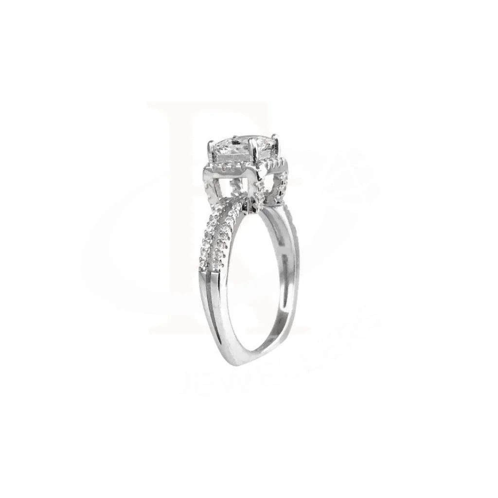 Italian Silver 925 Solitaire Ring - Fkjrn1780 Rings