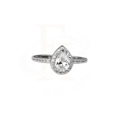 Italian Silver 925 Solitaire Ring - Fkjrn1790 Rings
