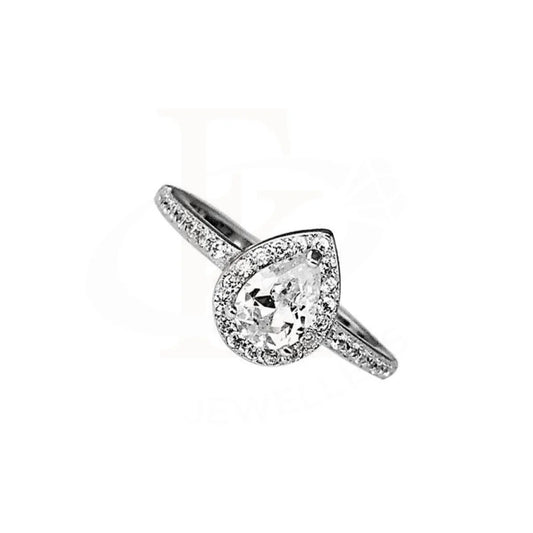 Italian Silver 925 Solitaire Ring - Fkjrn1790 Rings