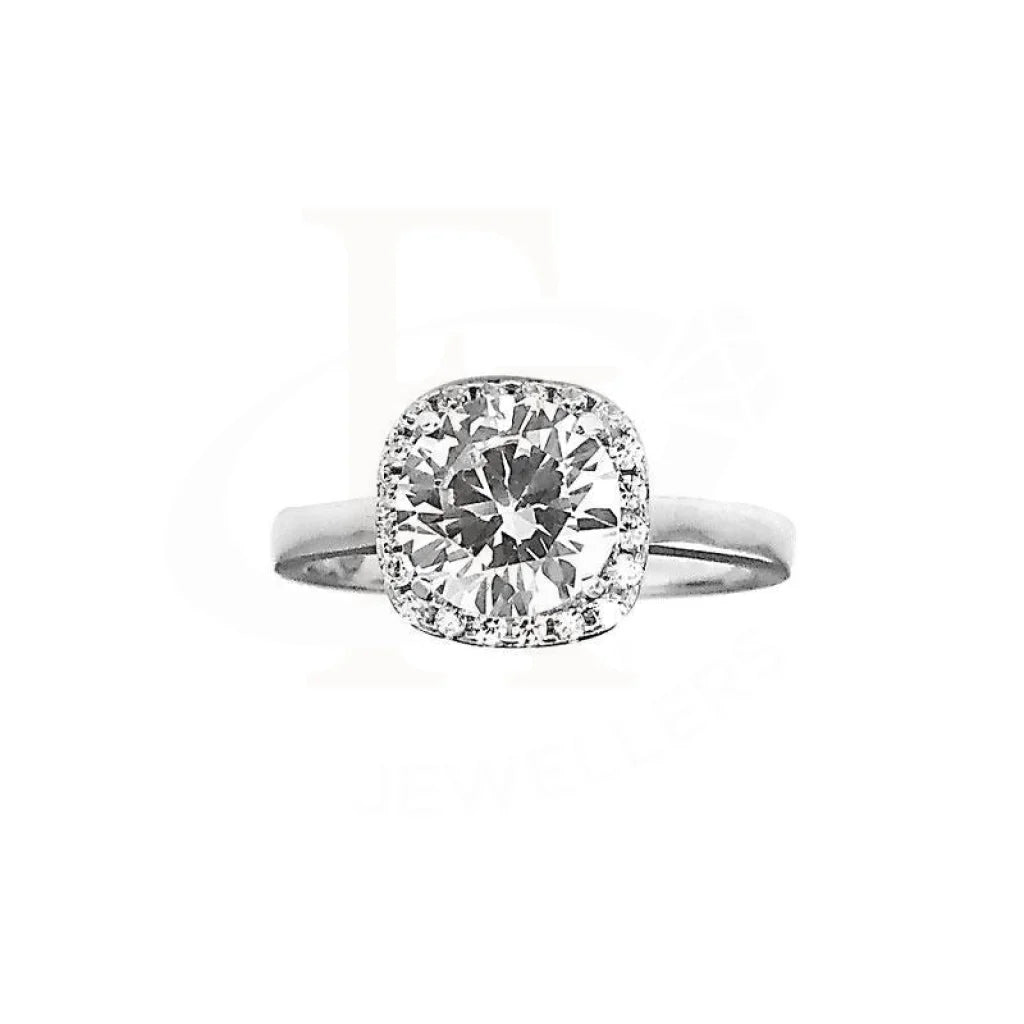 Italian Silver 925 Solitaire Ring - Fkjrn1791 Rings