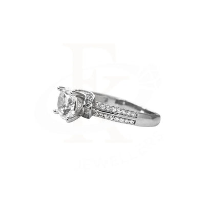 Italian Silver 925 Solitaire Ring - Fkjrn1793 Rings