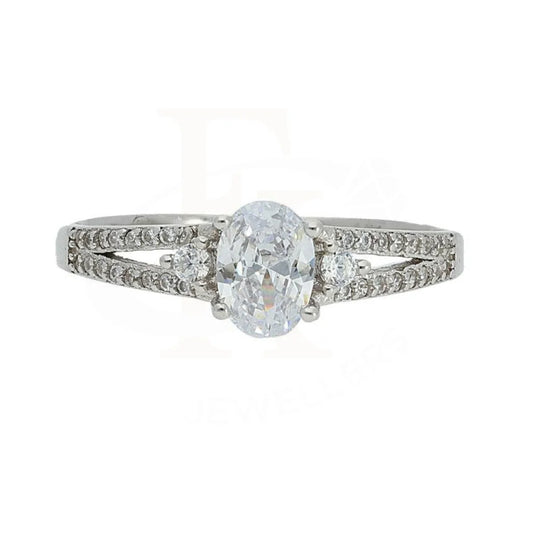 Italian Silver 925 Solitaire Ring - Fkjrn1795 Rings