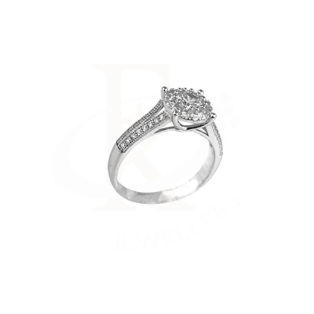 Italian Silver 925 Solitaire Ring - Fkjrn1855 Rings