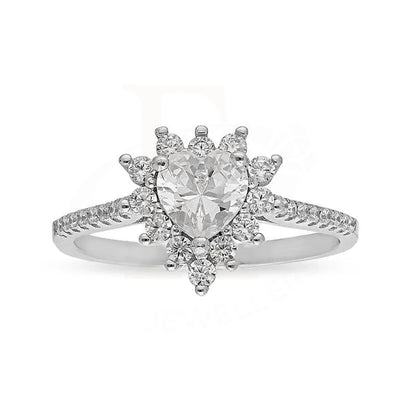 Italian Silver 925 Solitaire Ring - Fkjrnsl2460 Rings