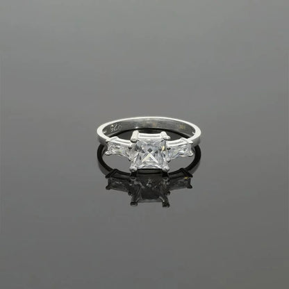 Italian Silver 925 Solitaire Ring - Fkjrnsl2788 Rings