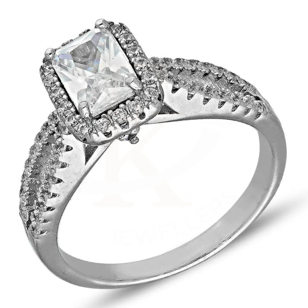 Italian Silver 925 Solitaire Ring - Fkjrnsl2996 Rings