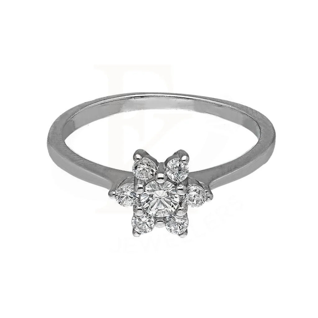 Italian Silver 925 Solitaire Ring - Fkjrnsl3483 Rings