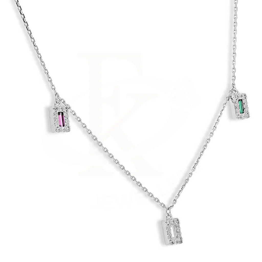 Sterling Silver 925 Solitaires Necklace - Fkjnklsl2880 Necklaces