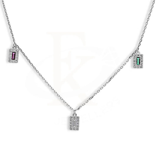 Sterling Silver 925 Solitaires Necklace - Fkjnklsl2880 Necklaces