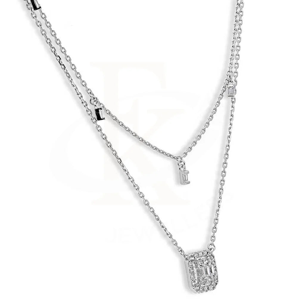 Sterling Silver 925 Solitaires Necklace - Fkjnklsl2885 Necklaces