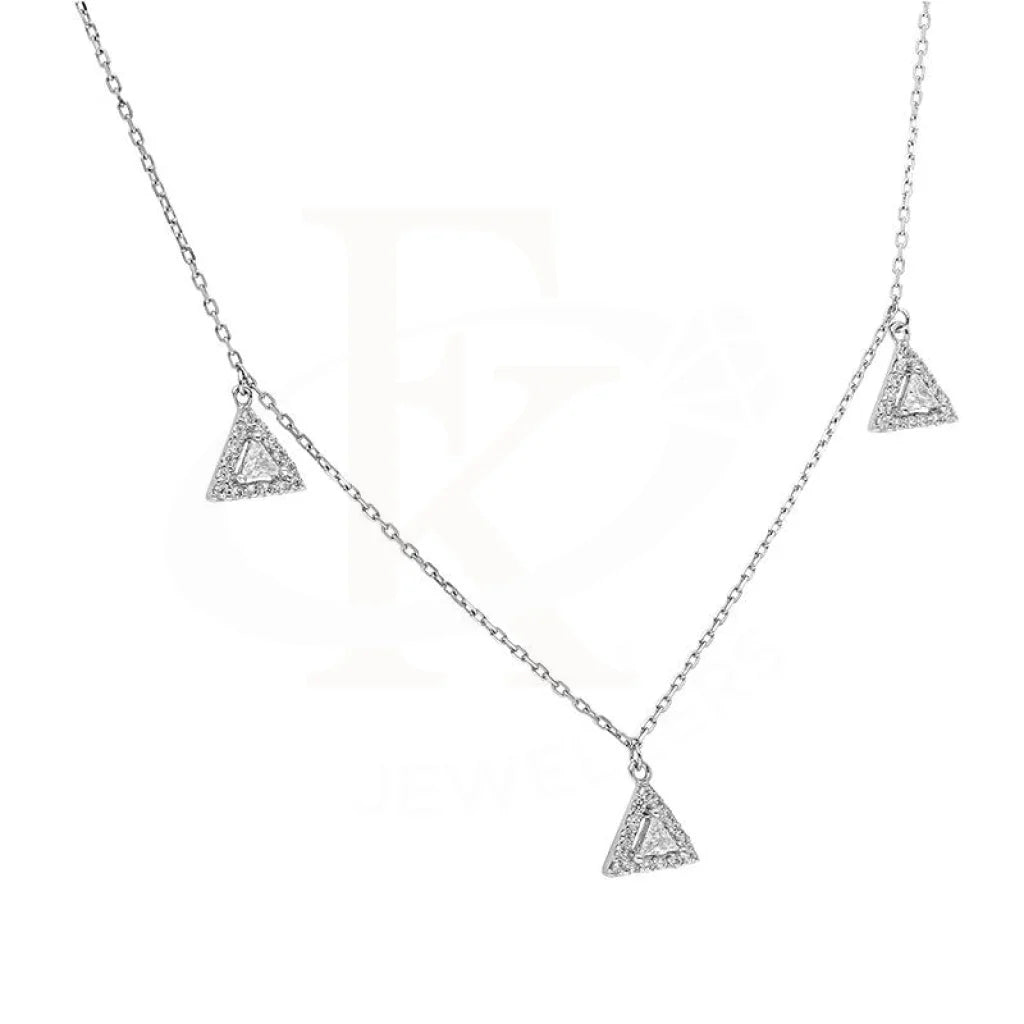 Sterling Silver 925 Solitaires Necklace - Fkjnklsl2893 Necklaces