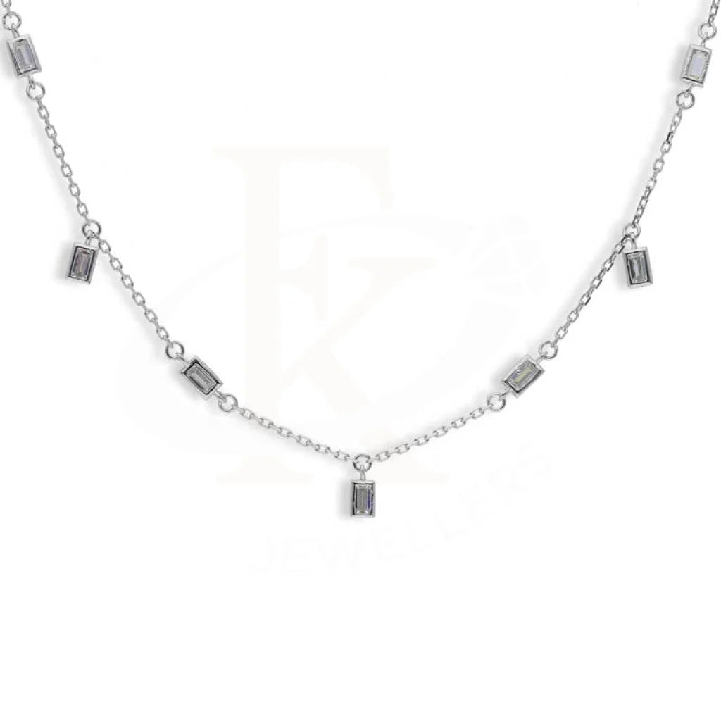 Sterling Silver 925 Solitaires Necklace - Fkjnklsl2921 Necklaces