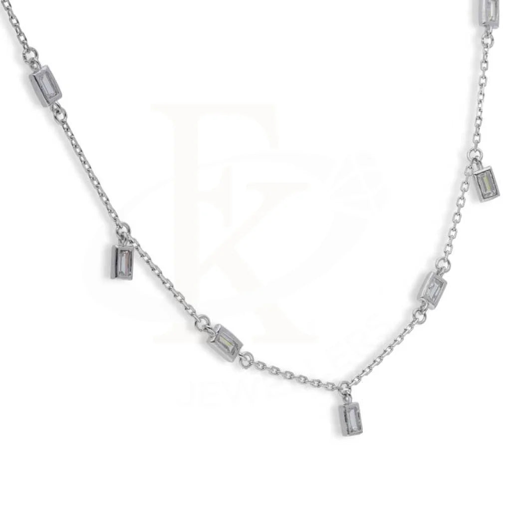 Sterling Silver 925 Solitaires Necklace - Fkjnklsl2921 Necklaces