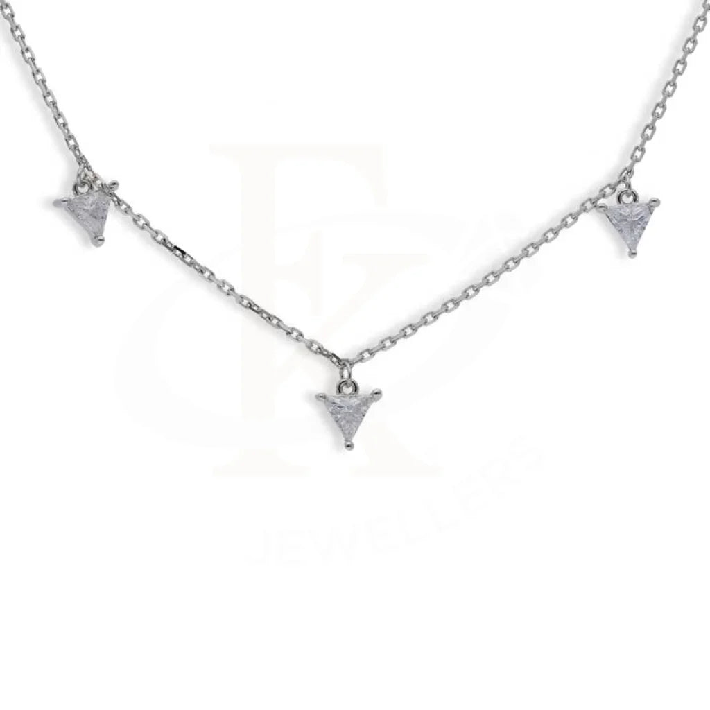 Sterling Silver 925 Solitaires Necklace - Fkjnklsl2941 Necklaces