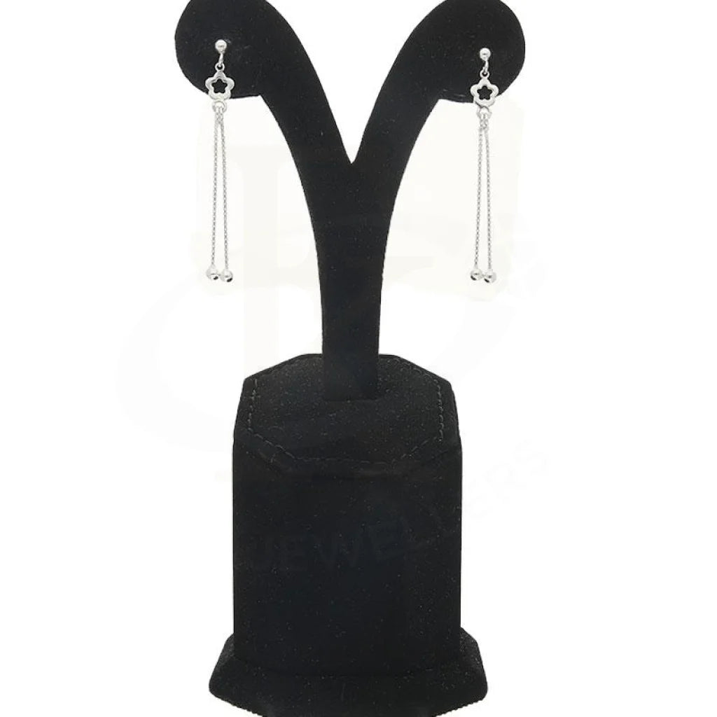 Italian Silver 925 Star Drop Earrings - Fkjernsl2178