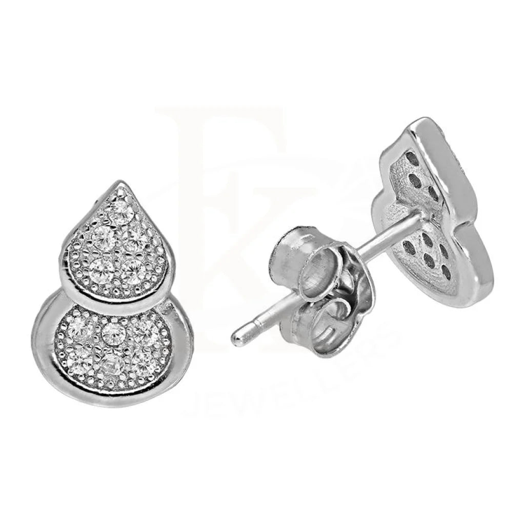 Italian Silver 925 Stud Earrings - Fkjernsl2512