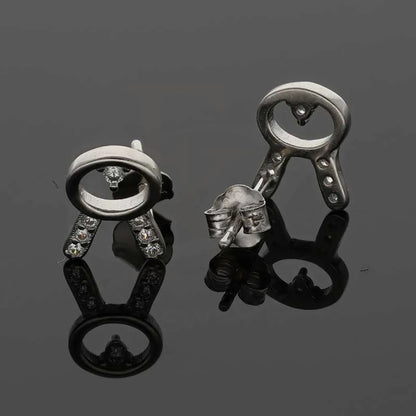 Sterling Silver 925 Stud Earrings - Fkjernsl2927