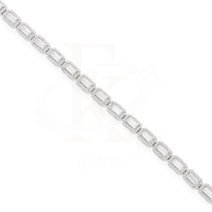 Sterling Silver 925 Tennis Setting Bracelet - Fkjbrlsl8057 Bracelets