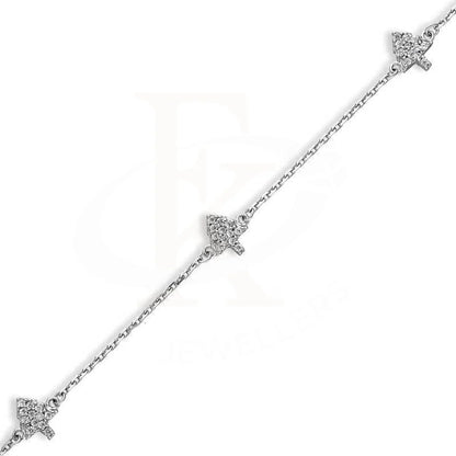 Sterling Silver 925 Tree Shaped Anklet - Fkjanklsl2032 Anklets