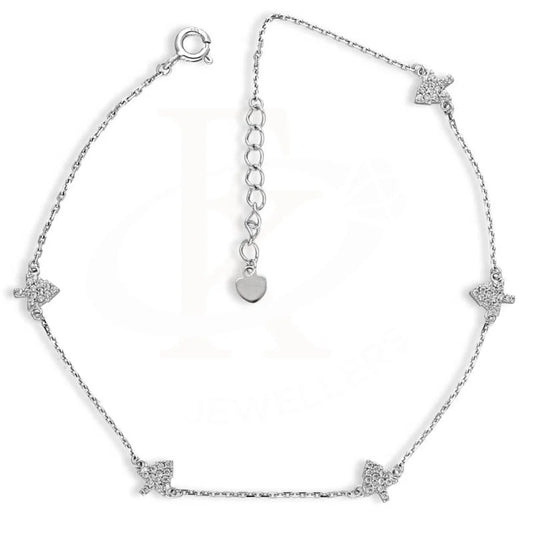 Sterling Silver 925 Tree Shaped Anklet - Fkjanklsl2032 Anklets