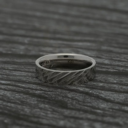 Italian Silver 925 Wedding Band Ring - Fkjrnsl3489 Rings