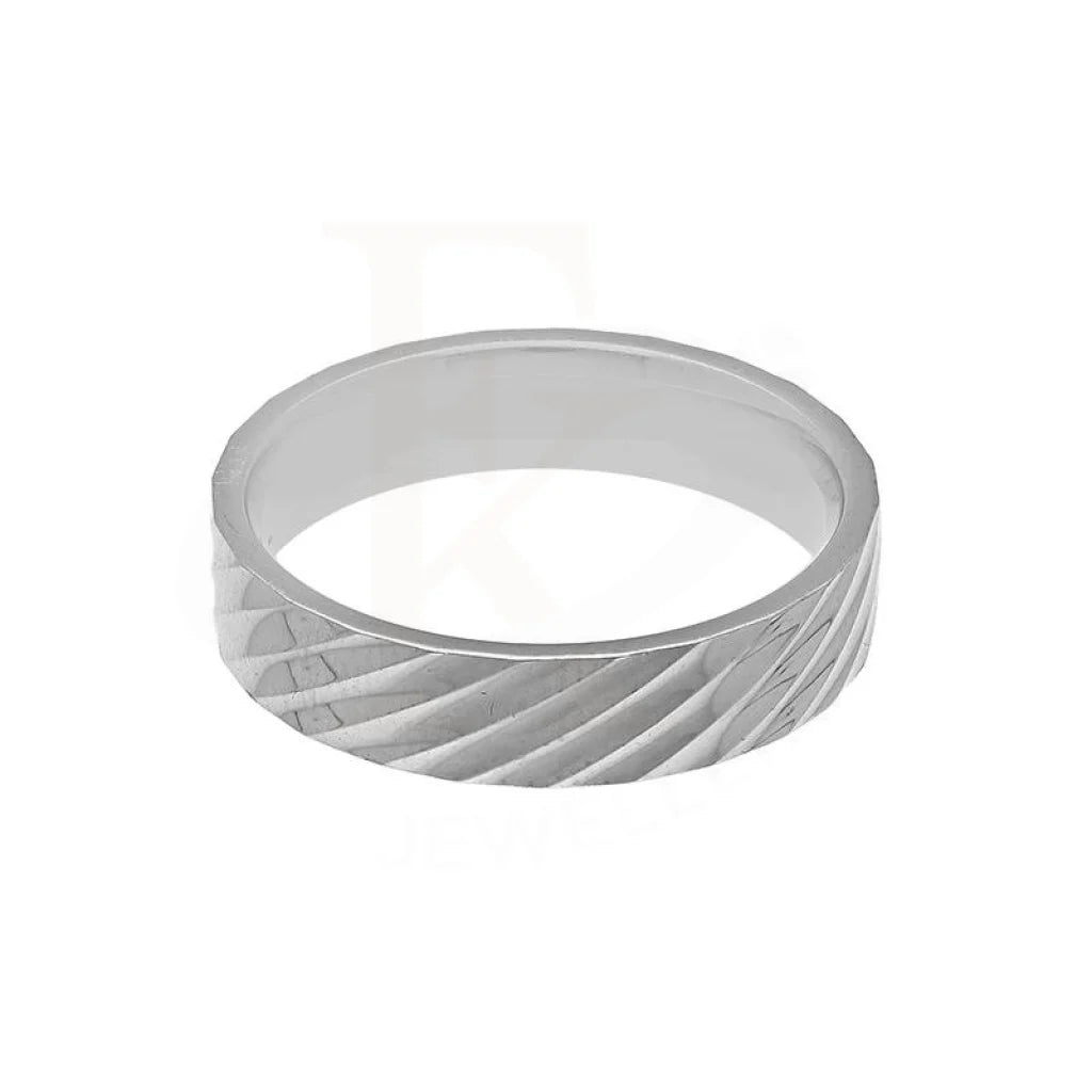 Italian Silver 925 Wedding Band Ring - Fkjrnsl3489 Rings