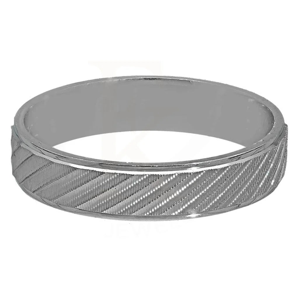 Italian Silver 925 Wedding Couple Band Rings - Fkjrnsl2558 7.00 (Us) / 3.930 Grams